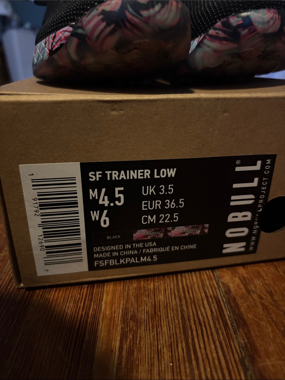 NOBULL SF Trainer Low Black with Multicolor Accent women’s size 6 image 5